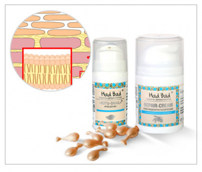 Крем с церамидами восстановление и питание Repair-cream, линия Liquid-crystals. 